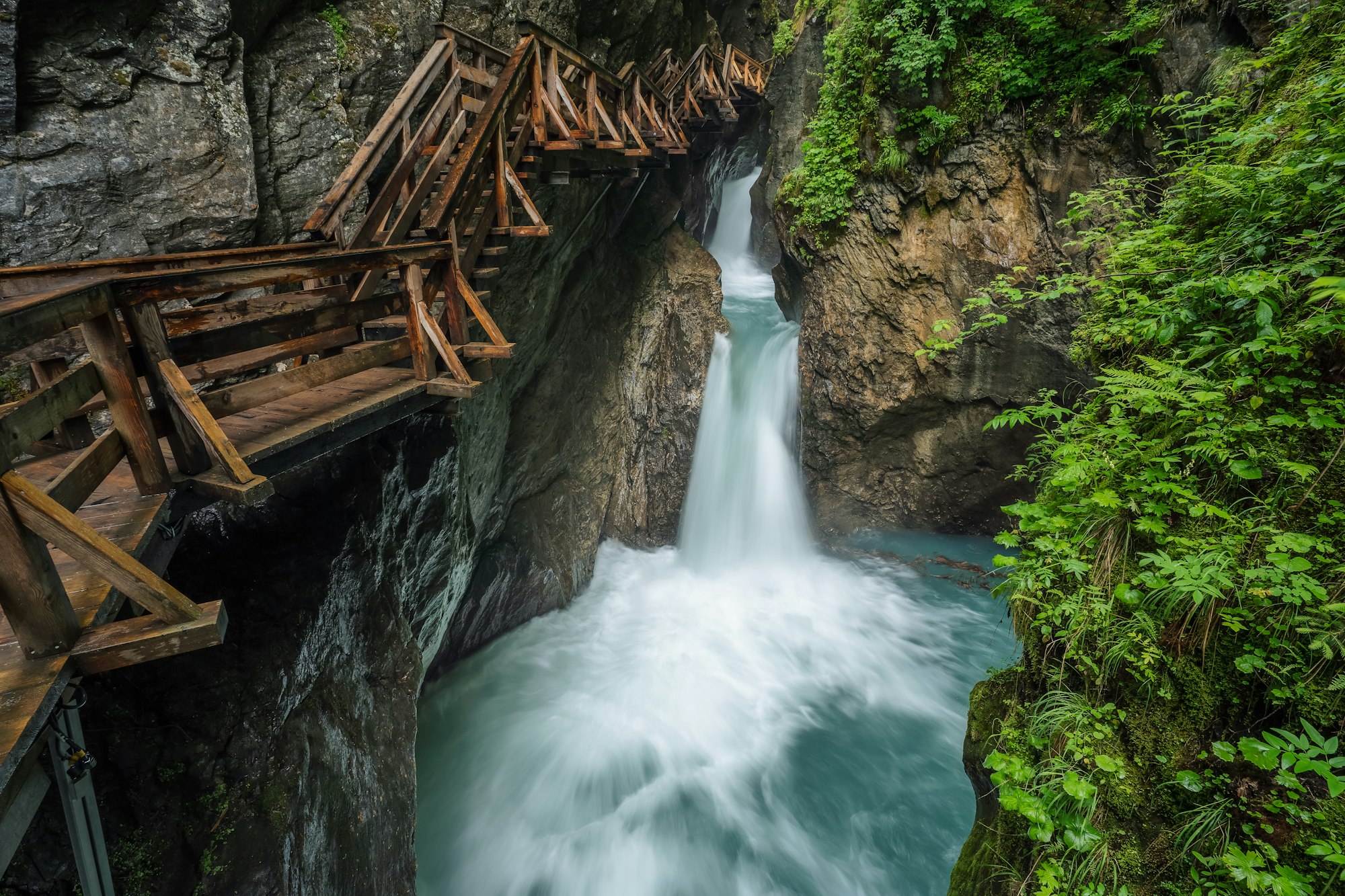 Beautiful Sigmund Thun Klamm gorge in Austria, Europe