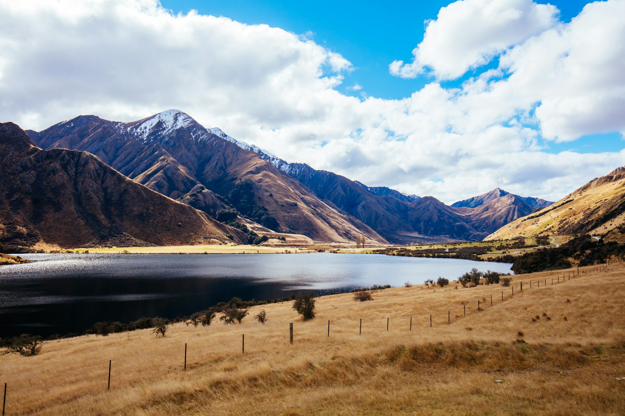 Moke Lake Near Queenstown in New Zealand