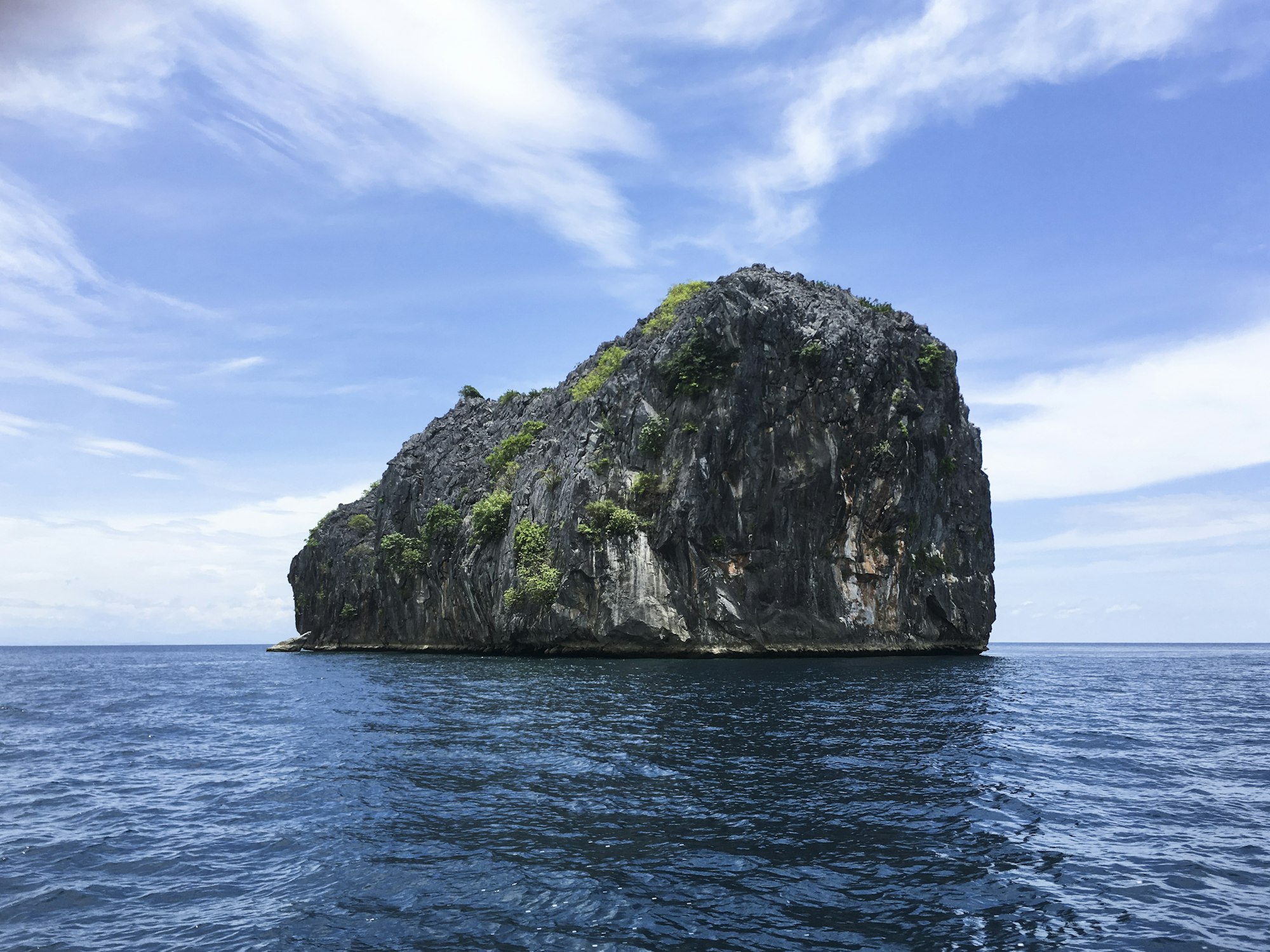 nice shape island on beautiful andaman sea