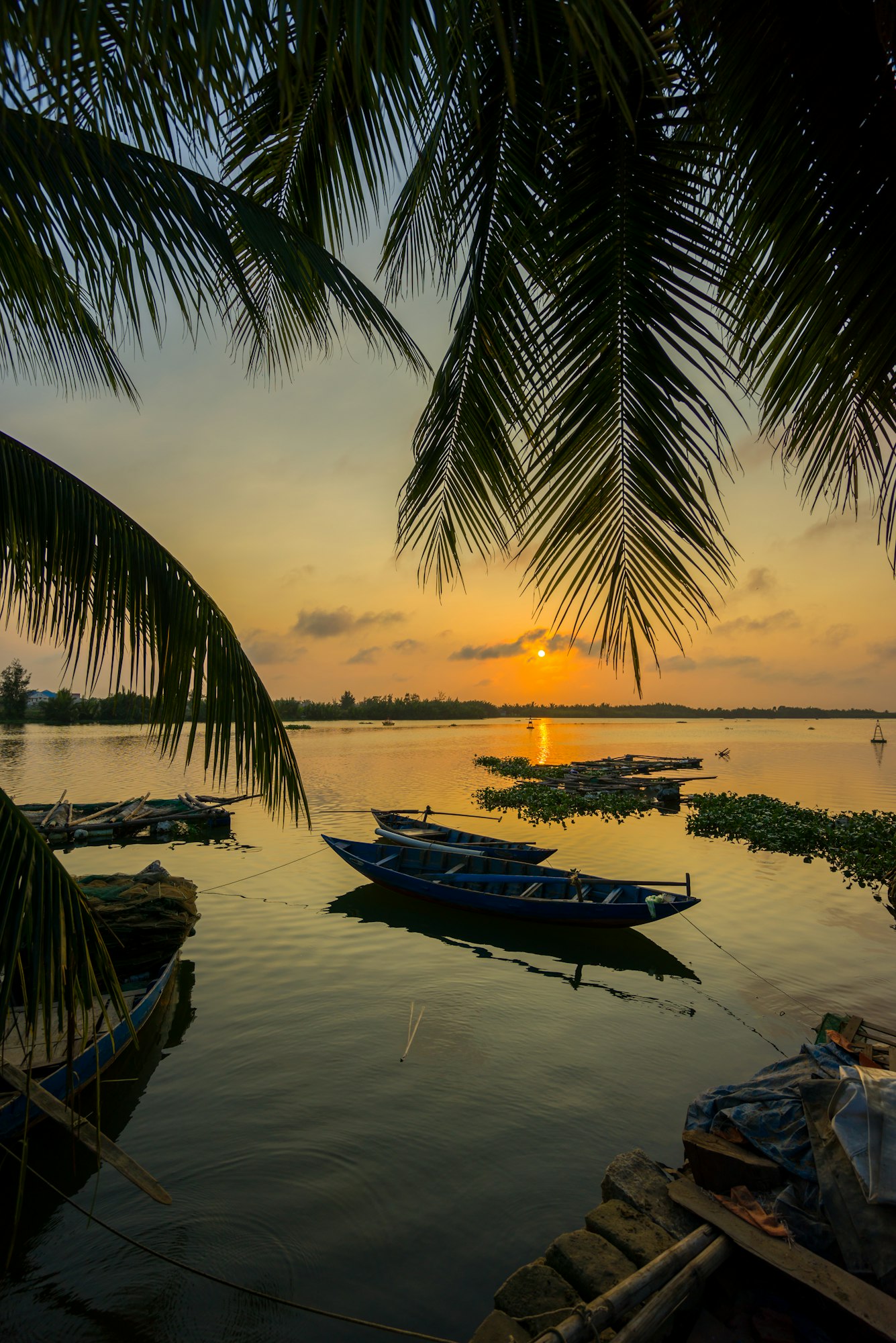 River at Hoi An Vietnam